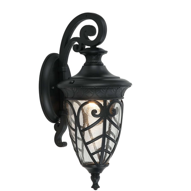 Farol Arbotante De Exterior Robert Negro