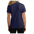 thumbnail image 3 of Yellow Rooster Women's PosiCharge Competitor Polo Shirts True Navy M, 3 of 6