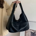 thumbnail image 2 of LNGOOR Snap Button Hobo Bag For Teen Girls Women College Students Rookies & White-Collar Workers Perfect For Office Work  Business Commute Best Work Bag For Women Solid Color Hobo Bag Sim, 2 of 7