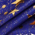 thumbnail image 2 of Xihbxyly Conjunto de Capa y Sombrero de Bruja Azul Estrellada, Disfraz de Halloween, Estampado de Estrellas Doradas, Unisex para Niños, Satén, 100-160 Cm de Altura., 2 of 3