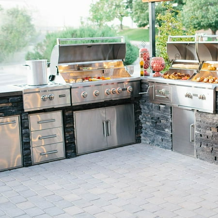 Coyote Outdoor Living - 31" Double Access Doors - Silver