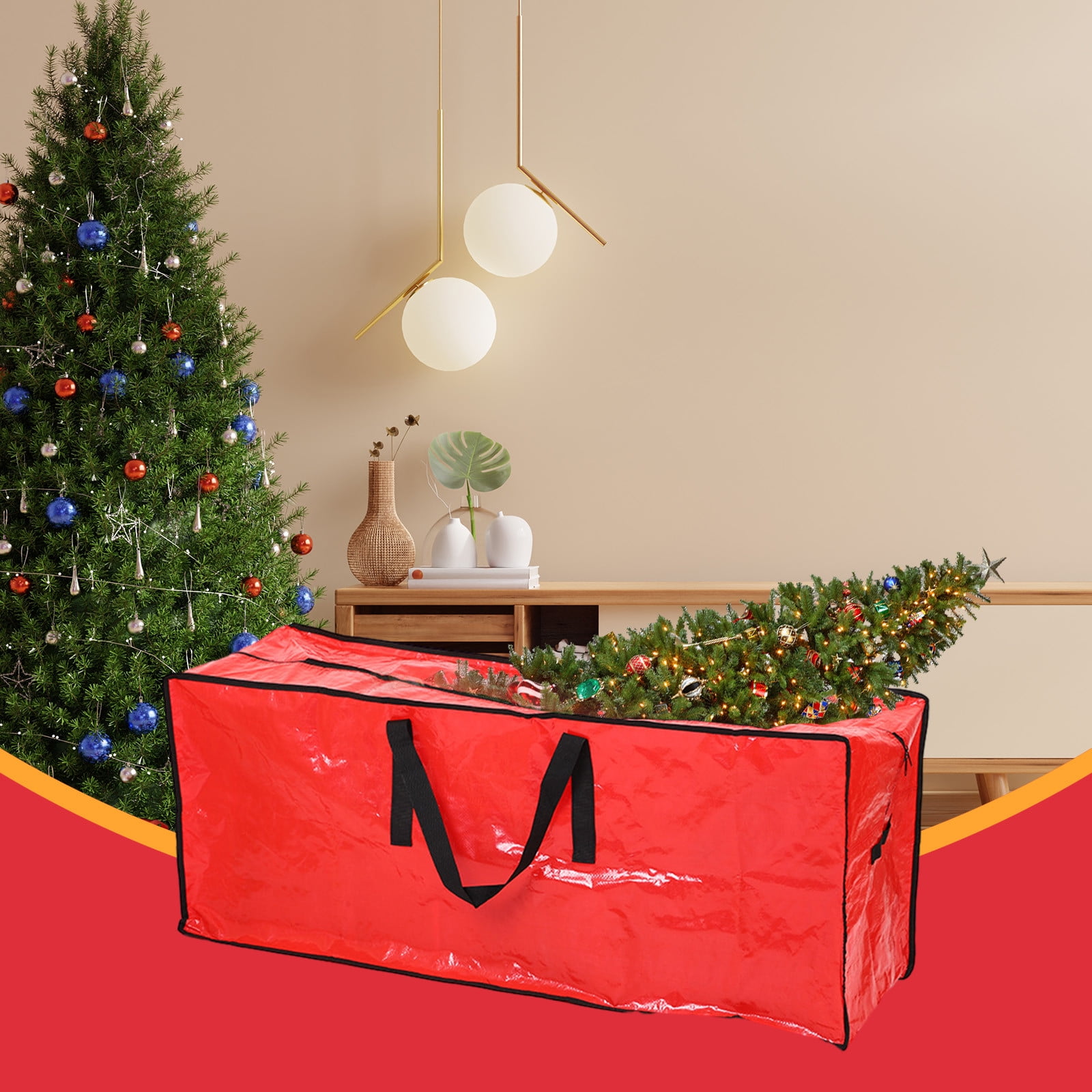 Sac De Rangement Pour Sapin De Noël , Sac De Rangement Durable De