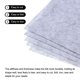 thumbnail image 4 of Hojas de Fieltro Suave Uxcell para Manualidades, Decoración de Pasatiempos, Gris, 4 of 7