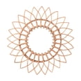 thumbnail image 2 of Espejo de ratán Espejo tejido de mimbre Estilo bohemio Espejo cosmético Decoración de pared Espejo de pared pastoral Espejo de maquillaje redondo para BLESIY espejo para maquillarse, 2 of 8