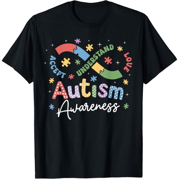 Exquisite and comfortable-Autism Awareness Infinity Symbol Accept Understand Love T-Shirt