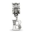 thumbnail image 3 of Reflection Beads Sterling Silver Reflections Letter B Dangle Bead, 3 of 6