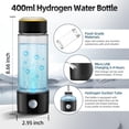 thumbnail image 4 of Hydrogen Water Bottle, 3 in 1 Hydrogen Water Bottle Generator, Hydrogen Water Ionizer 2300PPB with SPE/PEM Technology, Hydrogen Water Machine for  Office Travel Fitness Drinking, 4 of 6