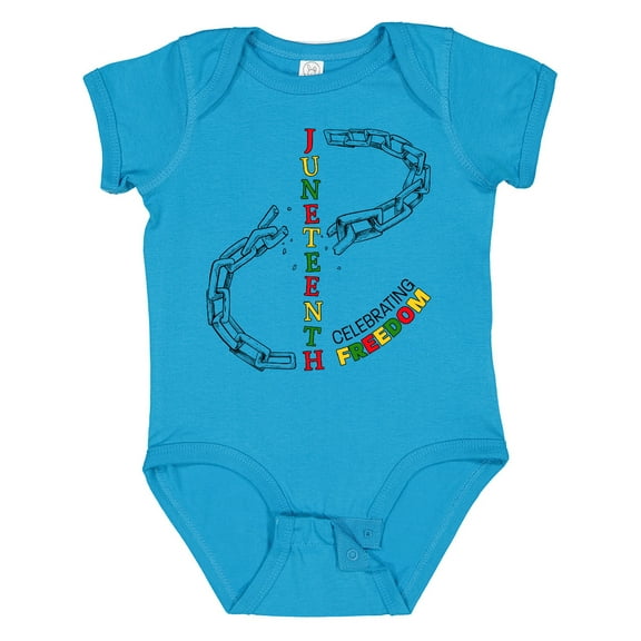 Inktastic Juneteenth-Celebrating Freedom- Breaking Chains Boys or Girls Baby Bodysuit