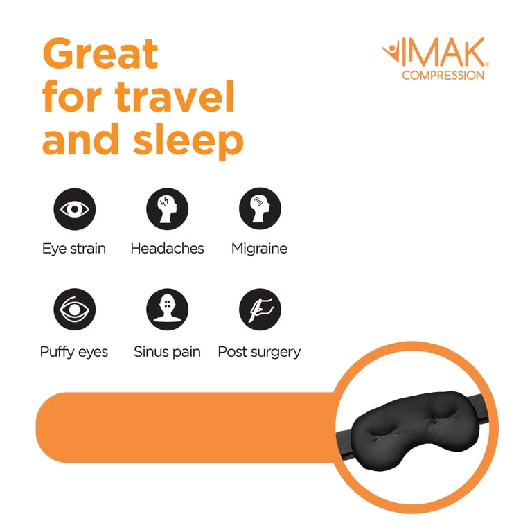 Brownmed IMAK Eye Pillow, Cooling Sleep Mask with ErgoBeads photo 4