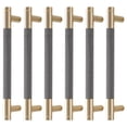 thumbnail image 1 of 6 Pcs Poignées de Tiroir de Remplacement pour Commode et Armoires de Cuisine, 1 of 7