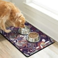 thumbnail image 2 of Geometric Tribal Dog Feeding Mat - Vibrant Paisley Design, Absorbent & Easy to Clean Food Pad, 2 of 4