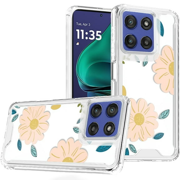 For Moto G Stylus 5G 2026/2025 Beautiful TPU Designs Case Case - Minimalist Large Daisy