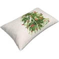 thumbnail image 5 of Watercolor Sage Green Christmas Tree Pillow Covers 12x20 Decor Throw Pillows Case for Couch Winter Xmas Indoor Outdoor Decorative Cushion Cases for Sofa Bed Decorations Set of 2, 5 of 5