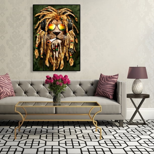 Cuadros Decorativos 5D DIY diamante pintura completo taladro mosaico Kits León Cruz puntada bordado regalo Ndcxsfigh Nuevos Originales