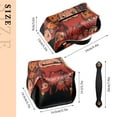 thumbnail image 2 of Halloween Little Devil Tissue Box Cover Leather Square Rectangle Tissue Box Holder for Bathroom Living Room Desk Office Decor, 2 of 7
