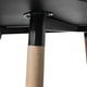 thumbnail image 5 of Comedor Krona para 4 Personas con Mesa Negra y Sillas Escandinavas con Asiento Acolchado, 5 of 7