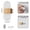 Oval Style - Wood Grain, variant on Motion Sensor Wall Sconce Night Light, Rechargeable Magnetic Bedside Lamp, Cordless Wood Grain Ambient Lighting for Bedroom and Hallway, Decorative Motion-Activated Sconce