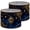 Color 2, variant on Linen Drum Lamp Shades Celestial Golden Moons Stars Clouds Dark 13" x 13" x 10" Lampshade for Table Lamps Floor Lamps Lamp Shade Replacement Easy Assembly Required