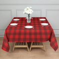 thumbnail image 3 of Christmas Square Tablecloth 52x52 Inch – Waterproof Polyester Printed Table Cover, Wrinkle Resistant & Washable for Kitchen Dining Picnic Party Decor, Single-v4-15, White, 3 of 6