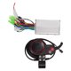 thumbnail image 3 of Controlador de motor sin escobillas de 350 W y kit de pantalla LCD para actualización de scooter de bicicleta eléctrica de 48/60 V, 3 of 8