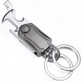 thumbnail image 4 of 1 llavero, llavero, llavero multifunción, 1 llavero para hombre, mosquetón de coche, llavero, abridor de botellas, llavero de metal, abridor de botellas, color negro., 4 of 4