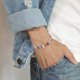 thumbnail image 2 of 1PC Color Cuerda Tejida Pulsera Ajustable Boho Surfer Pulsera para Hombres Mujeres Cuerda Delgada Cuerda Hecha a Mano Playa Pulsera Colorida Pulsera Bohemia, 2 of 4