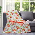 thumbnail image 2 of Yibo Lover Dessert Food Gifts for Kids Girl Women Blanket Flannel Soft and Comfortable Anti-static Bed Sofa Blanket, 2 of 7