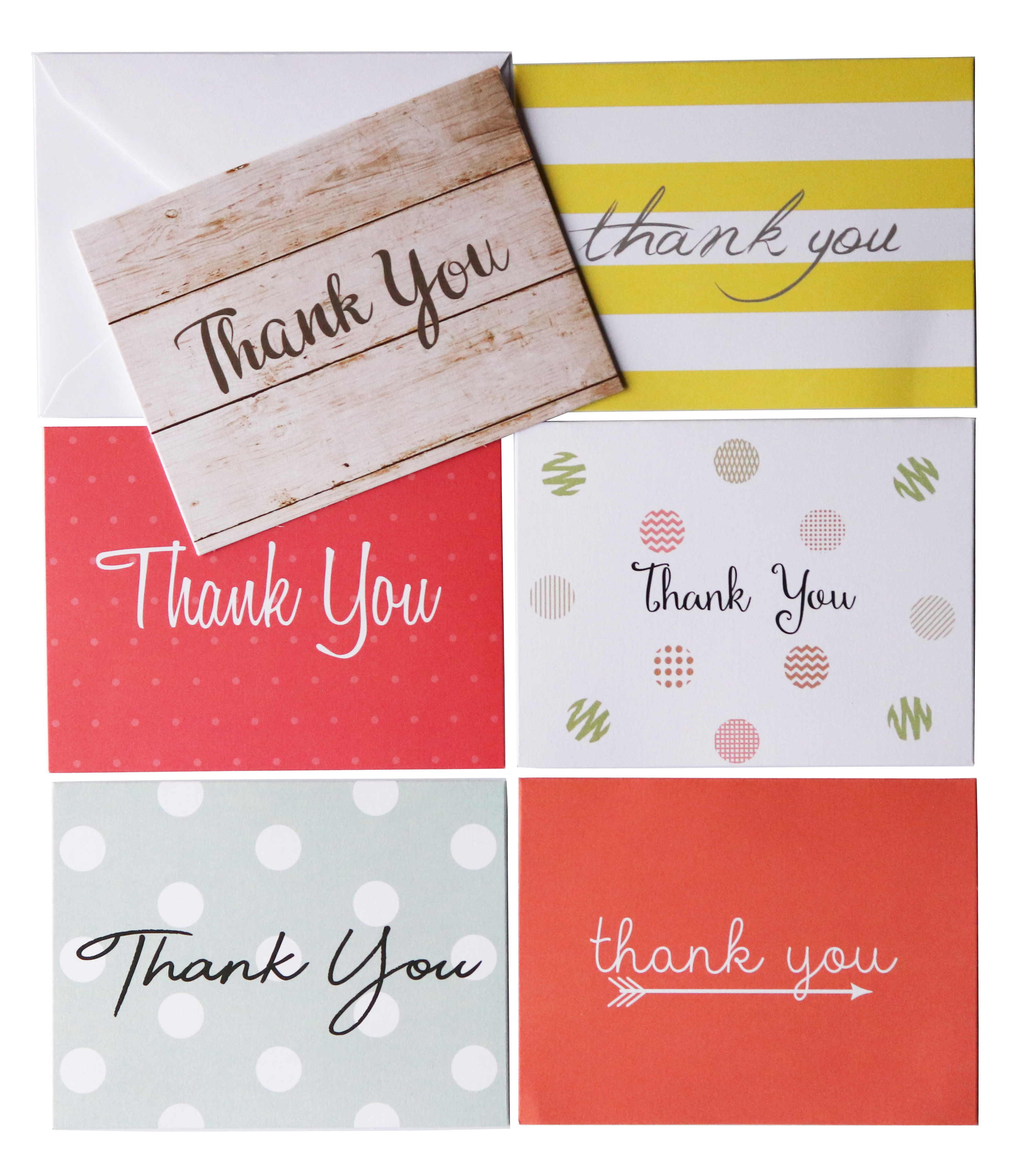 Oaklyn (48 pack) Thank You Cards Set with Envelopes  Walmart.com