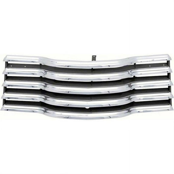 OER CX1928 Grill-Chrome w/Black Brackets, Fits Chevy Pickup 1947-53
