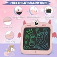 thumbnail image 7 of LCD Writing Tablet Doodle Board, Colorful Drawing Pad for Kids, Mess Free Coloring for Toddlers, Educational Birthday Toys Gifts for 3-9 Year Old Girls Boys, 7 of 7