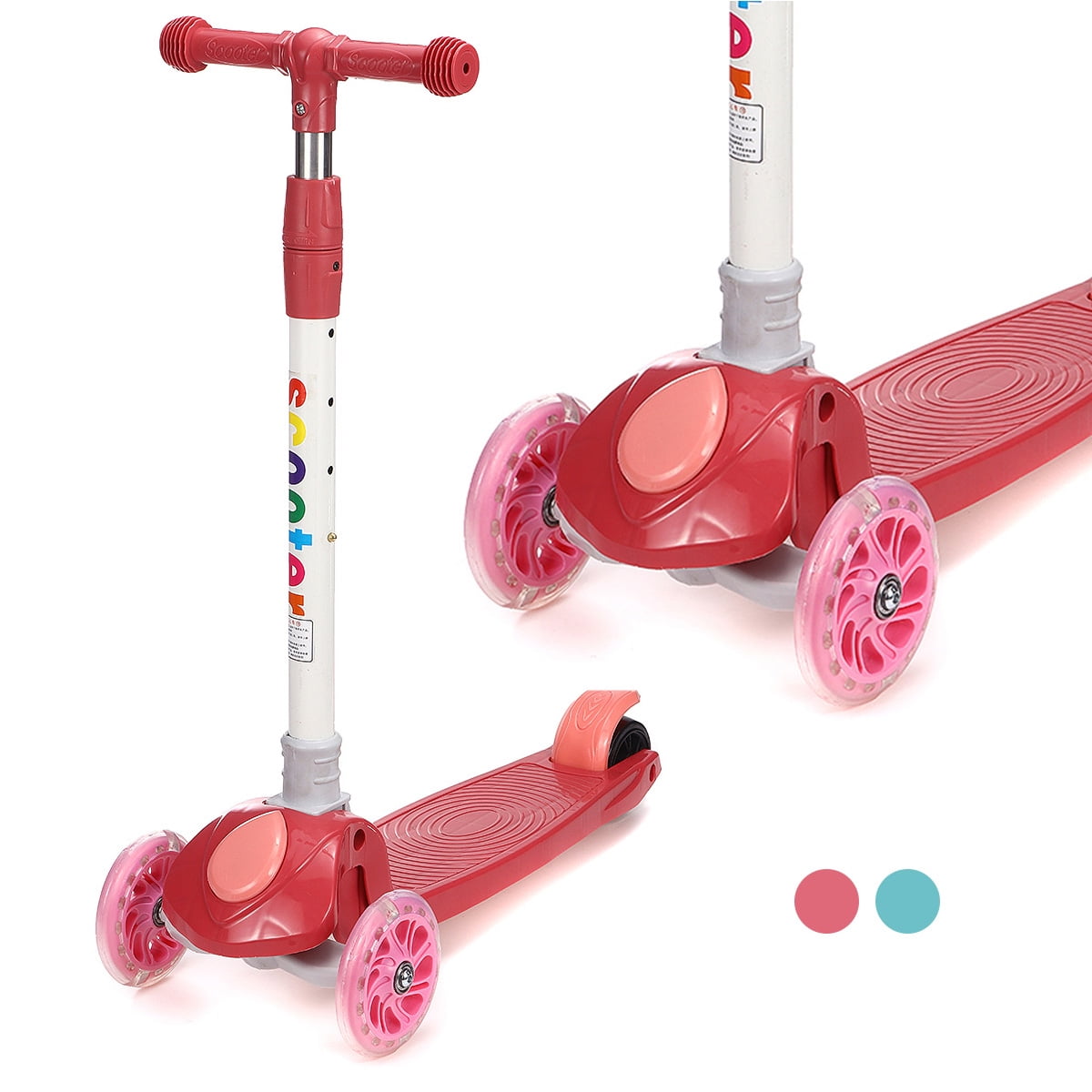 Details about   Halo Rise Above Jr 3 Wheel Scooter Combo Super-Bright Light Up Wheels Pink 