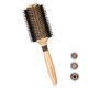 thumbnail image 1 of BRUSHZOO Cepillo redondo para soplar cepillo de pelo redondo para mujeres y hombres peinado rizado alisado cepillo redondo de madera AddShine volumen (2,2 pulgadas), 1 of 1