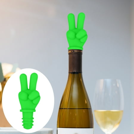 

Kitchen 2PC Finger Wine Bottle Oyer Stopper Silicone Bar Accessories Sealed Kitchenware Tableware
