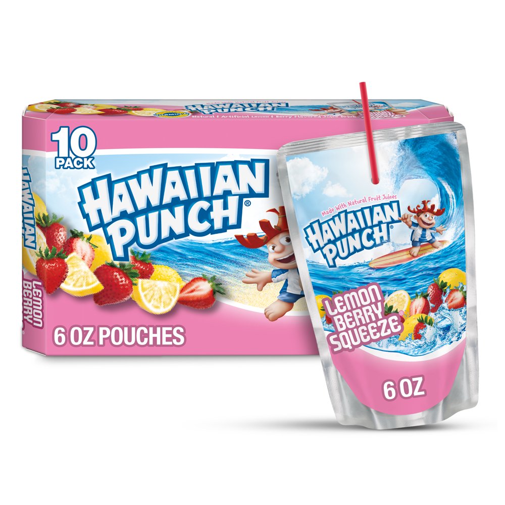 Hawaiian Punch Lemon Berry Squeeze, 6 Fl. Oz., 10 Count
