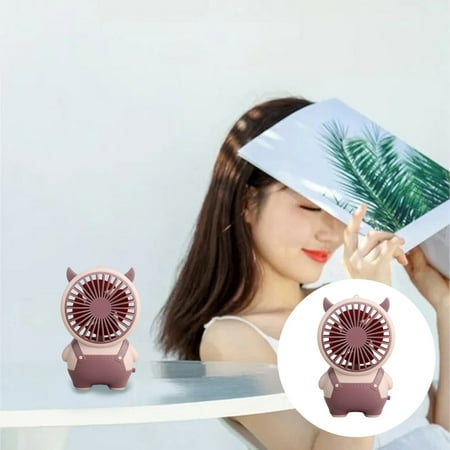 

Portable Rechargeable Cartoon Styled Mini Desktop Fan For Handheld Tabletop Use Cool For A Refreshing Summer Fans On Sale And Clearance