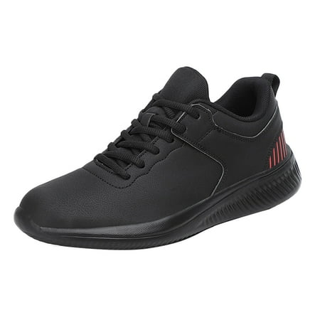 

Sneakers for Men Men S Shoes Lightweight Waterproof High-Elastic Running Shoes Casual Sports Shoes Mens Sneakers Pu Red 40
