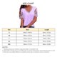 thumbnail image 4 of Blusa de manga corta para mujer, cuello en V, encaje lindo, Color puro, moda, transpirable, informal, para ir de compras, citas, oficina, 4 of 5