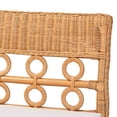 thumbnail image 4 of bali & pari Oxford Bohemian Light Honey Rattan Dining Bench, 4 of 6