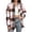 *Pink, variant on ClodeEU Women's Oversized Plaid Button Down Long Sleeve Shirt,Casual Loose Overshirt Red,Women's Plus S