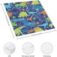 thumbnail image 2 of Cloth Napkins Colorful Dinosaur Soft Comfortable Napkins 4 pcs for Family Dinners Weddings Cocktail Kitchen Banquet Decorative Washcloths, 2 of 6