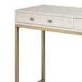 thumbnail image 2 of Benjara Console Table with Two Drawers and Metal Base, White, 2 of 5