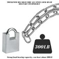 thumbnail image 3 of Stainless Steel Security Chain and Lock Kit 31 inch/6mm Thick Bike Chain Lock with 4 Keys Bike Locks Heavy Duty Anti Theft Bicycle Lock for Mountain City or Electric Bike Bicycle, Motorcycle, 3 of 7