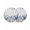 Gray, variant on Blue Starfish Coastal Round 15 Inch Placemats Set of 4, Eucalyptus Summer Nautical Shell HeatResistant Non Slip Place Mats for Dining Table, Wipeable Braided Kitchen Table Mats for Housewarming