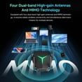 thumbnail image 6 of Gintenco Dual Band WiFi Extender, 2.4G/5G 1200Mbps, 4× External Antennas, Signal Booster with Ethernet Port, Range up to 10000sqft & 25 Devices, 6 of 10