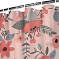 thumbnail image 3 of Waterproof Beautiful Colorful Floral Shower Curtain 72x72 Inch Boho Style Polyester Unique Shower Curtain for Bathroom Hotel Home Decor with 12 Plastic Hooks, 3 of 5