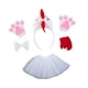 thumbnail image 5 of Disfraz de pollo en 3D para niñas y niños, ideal para Acción de Gracias, cosplay Blanco, 5 of 9