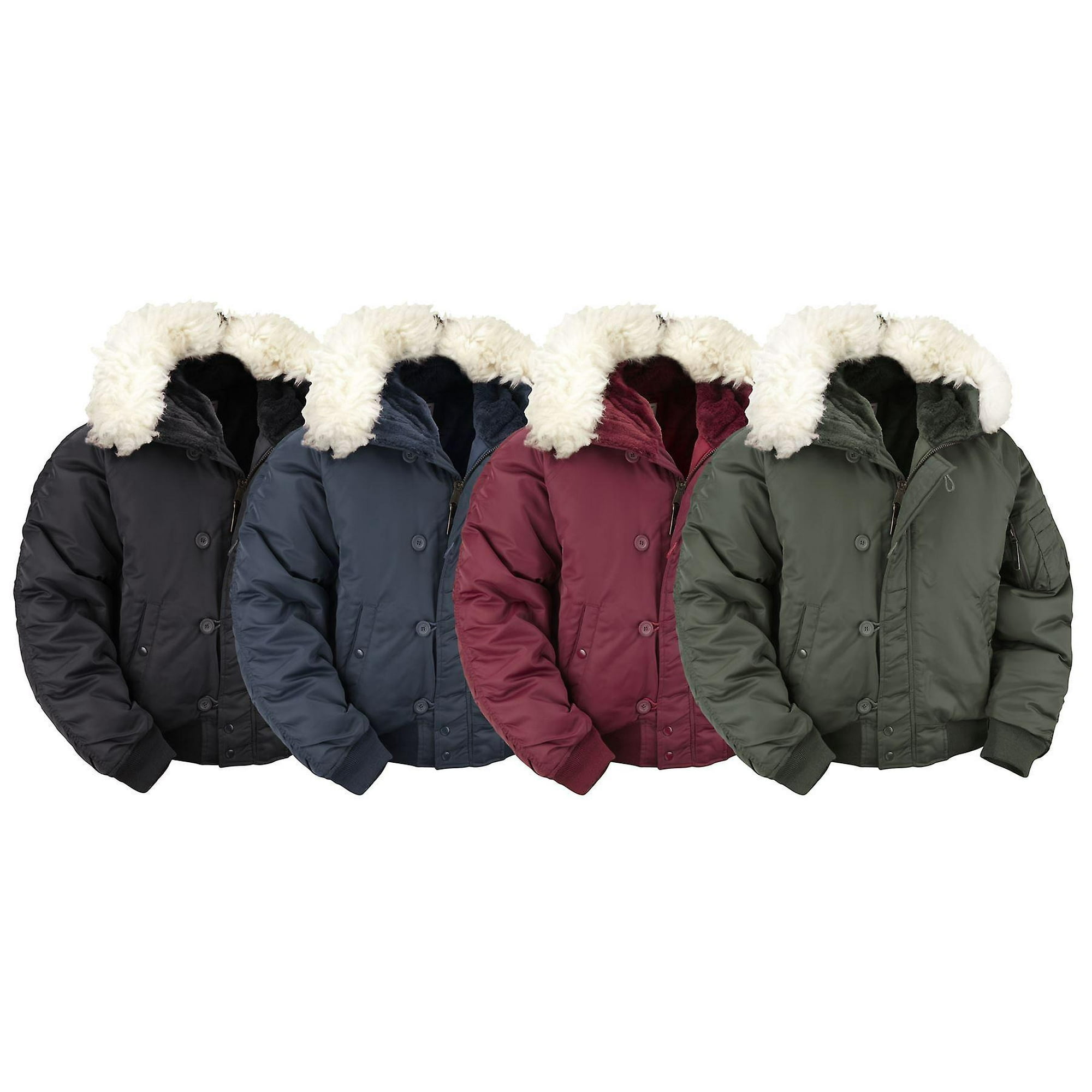 Army Military N2B Snorkel Bomber Flight Jacket - Walmart.ca