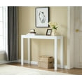 thumbnail image 2 of Kings Brand Furniture Russel Console Table - Modern Entryway Sofa Table, Behind The Couch, Hallway, Living Room, White, 2 of 5
