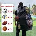 thumbnail image 2 of Bolsa de Pelota de Red de Fútbol Bolsa Grande de Malla Deportiva para 17 Balones, malla para balones de equipo de fútbol,cordón para Artículos deportivos voleibol baloncesto, 2 of 5