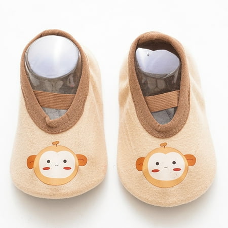

LEEy-world Toddler Shoes Baby Shoes Floor Socks Baby Walking Socks Spring and Summer Children Socks Indoor Household Rubber Sole Baby Shoes Boy Coffee